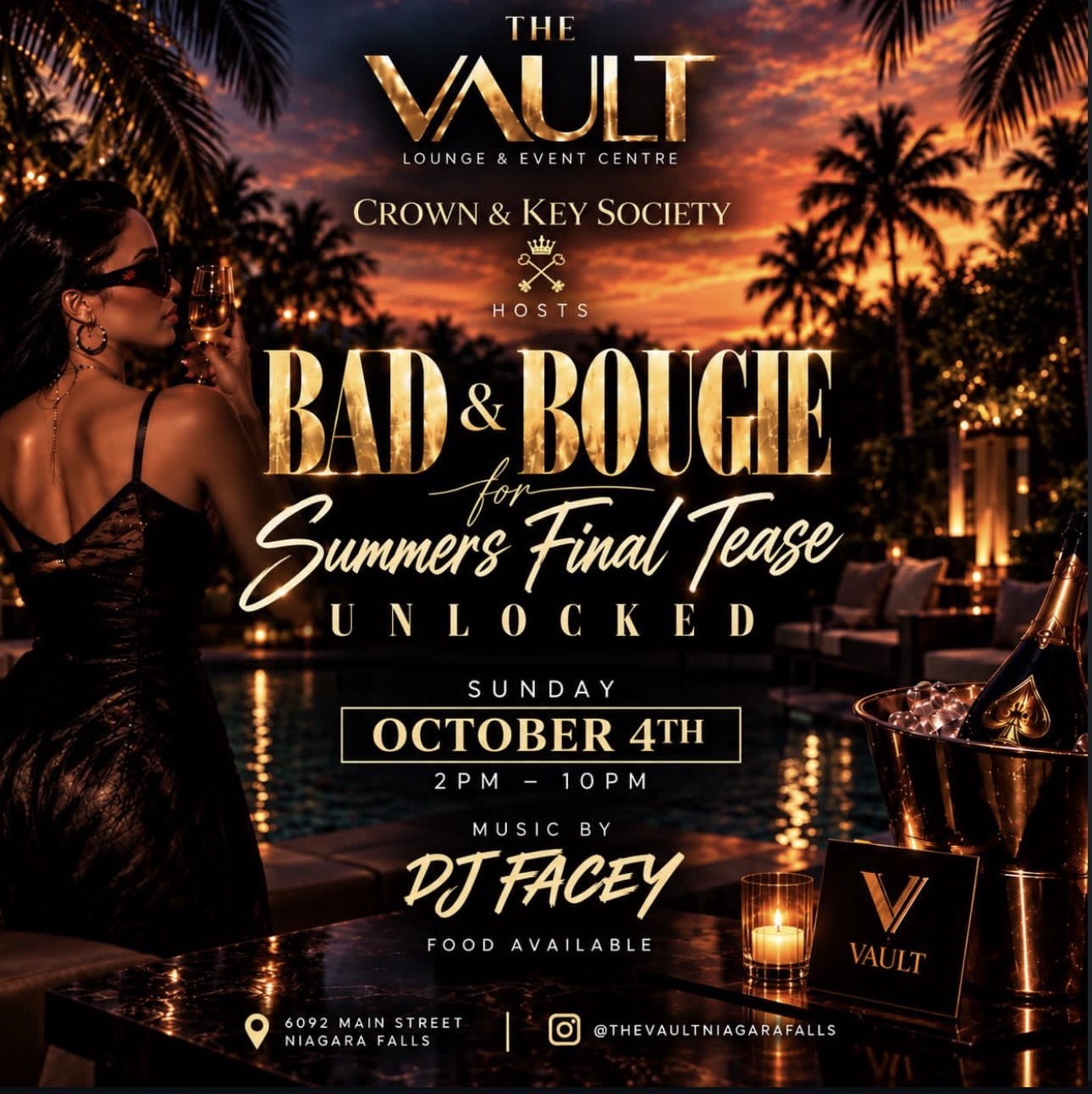 Bad and Bougie at The Vault flyer