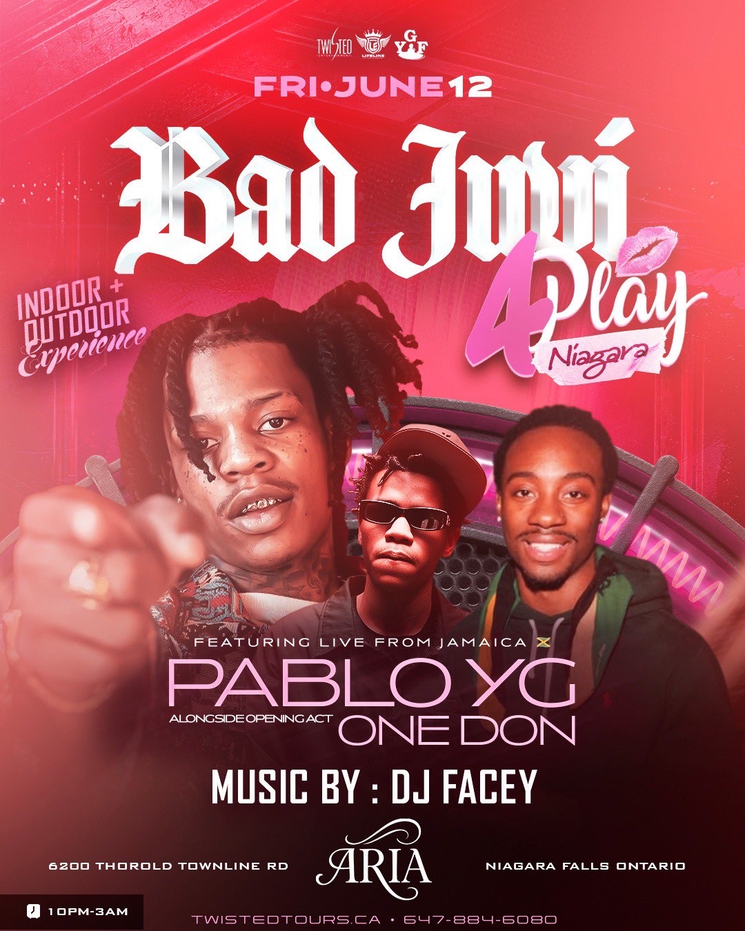 Bad Juju 4Play event flyer