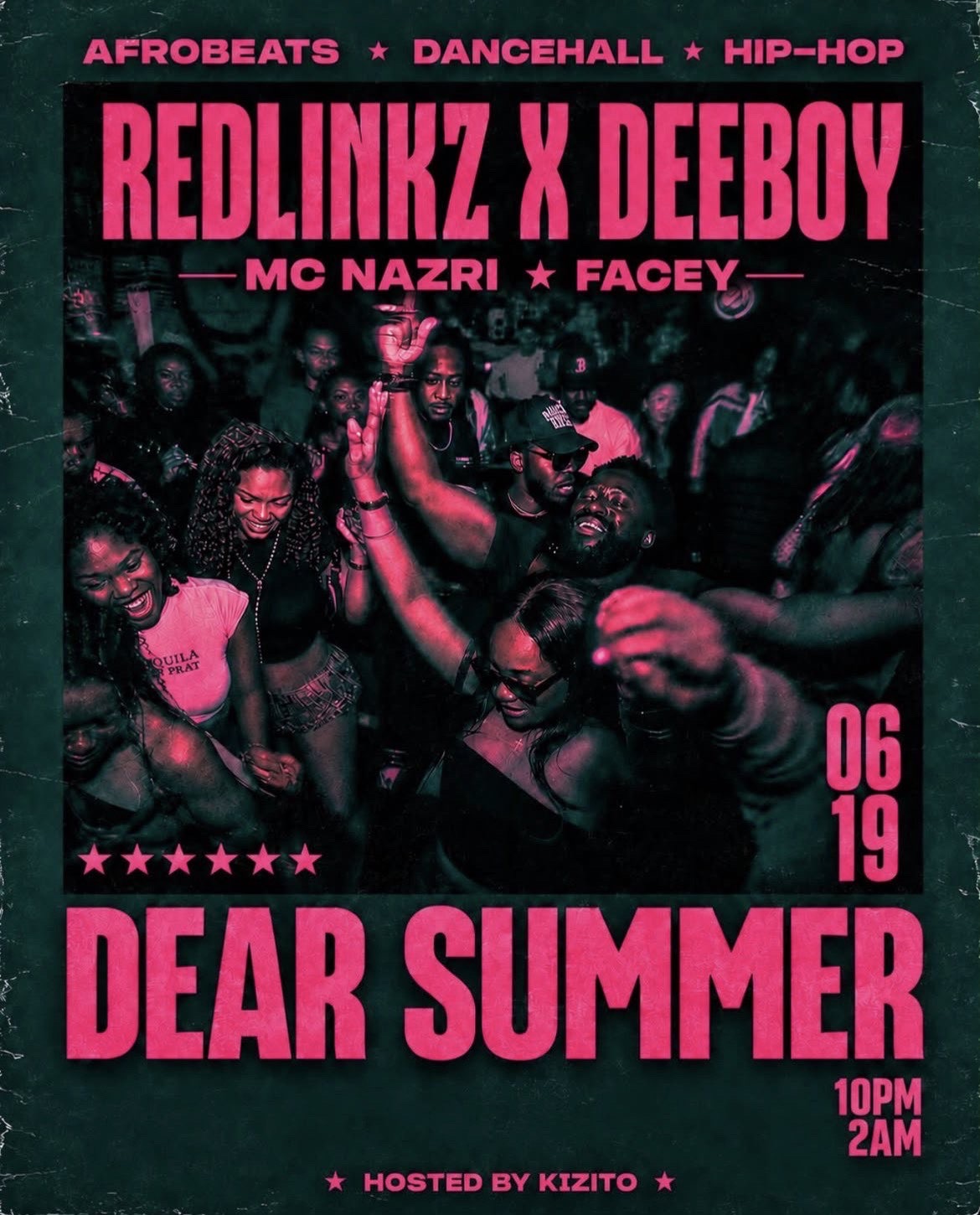 Dear Summer event flyer