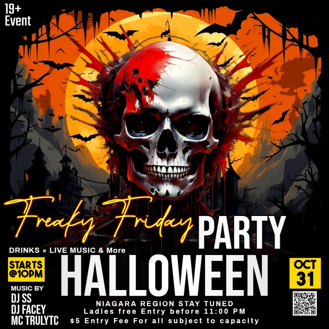 Freaky Friday: Halloween event flyer