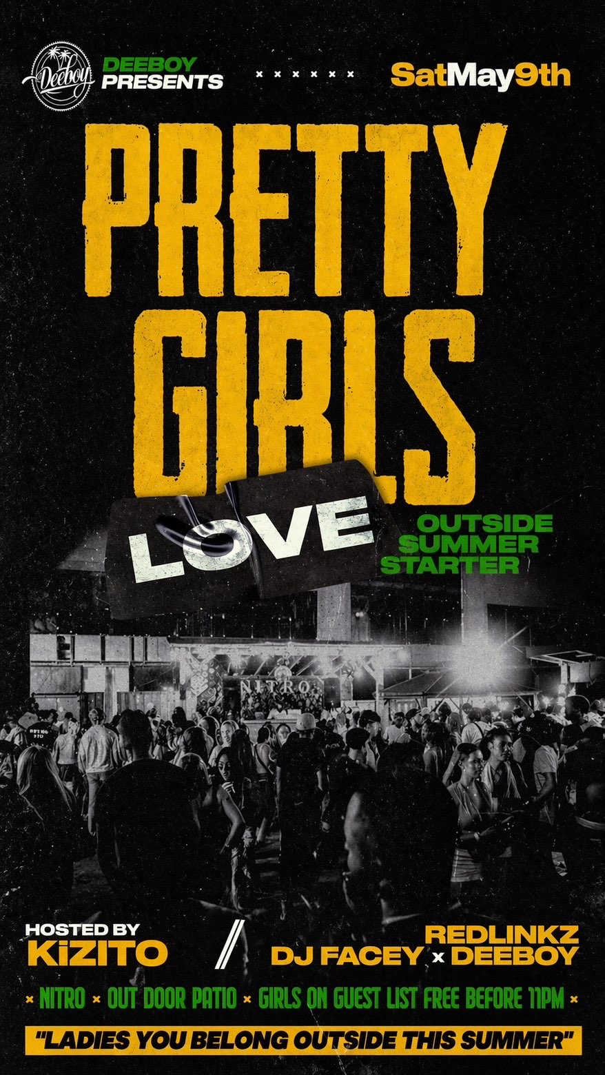 Pretty Girls Love Summer event flyer